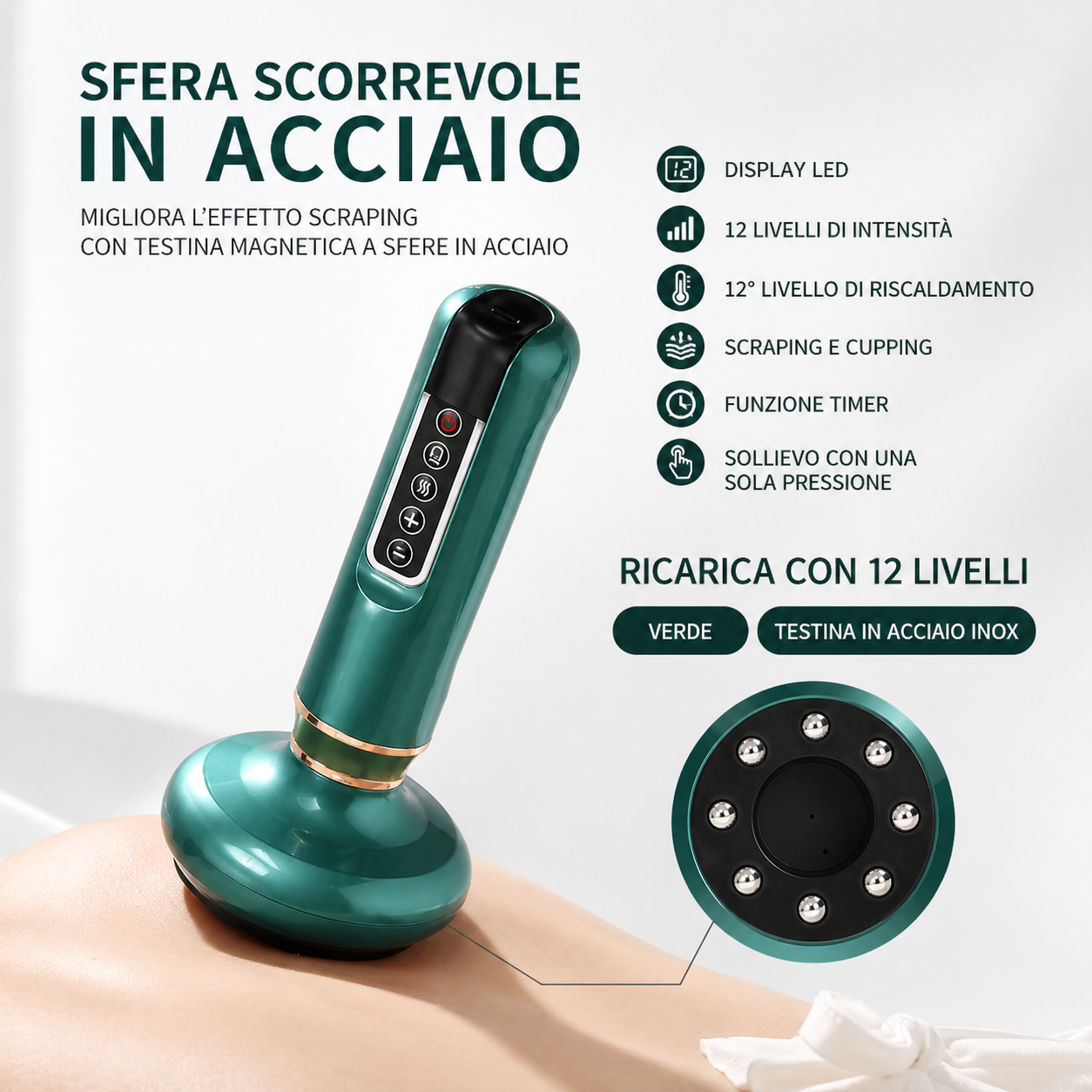 Massaggiatore Anticellulite a Vuoto – Pelle Liscia e Tonica a Casa in Pochi Minuti